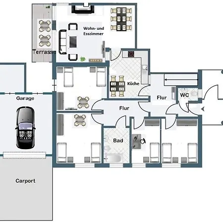Apartmán Alter Ziegelhof, Terrasse, Wlan, Bis Zu 11 Personen