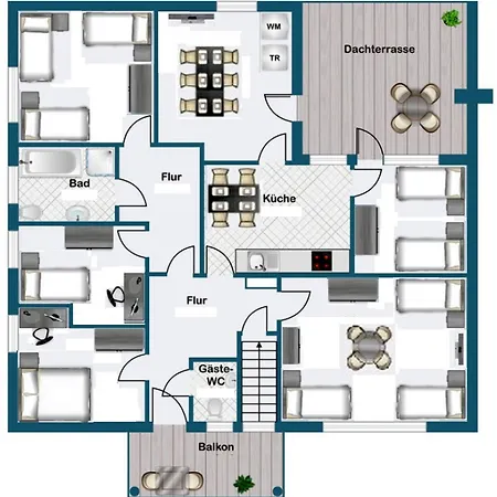 Alter Ziegelhof, Terrasse, Wlan, Bis Zu 11 Personen Apartmán