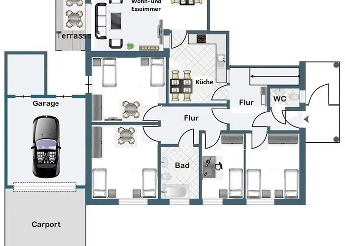 Appartement Alter Ziegelhof, Terrasse, Wlan, Bis Zu 11 Personen